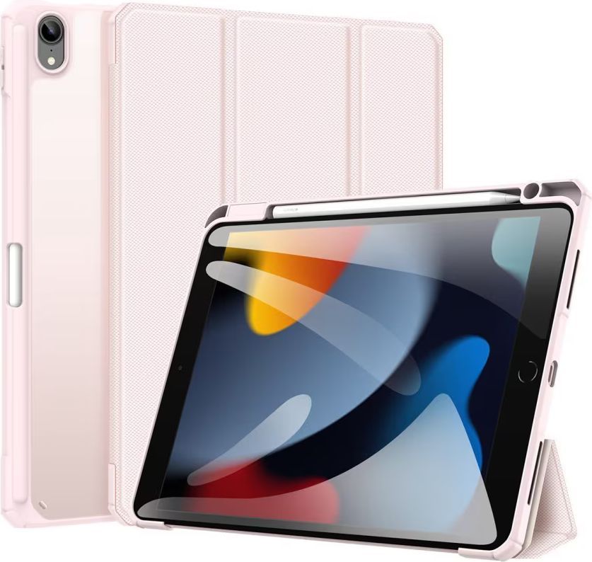 DUX DUCIS iPad 10.9 (2022) TOBY Series Trifold Fodral - Rosa