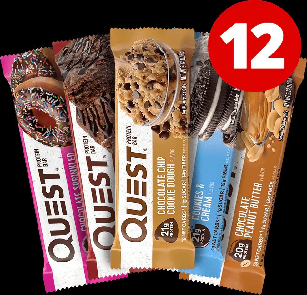 Quest Proteinbar Mixed Box - 12x60g.
