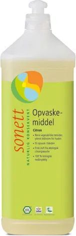 Opvaskemiddel citron Sonett - 1 ltr - DISCOUNT PRIS