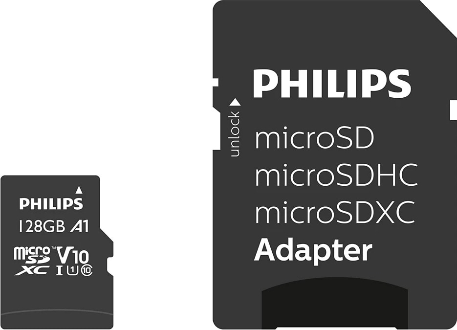 philips fm64mp45b sdxc memory card 64gb 80mb/s