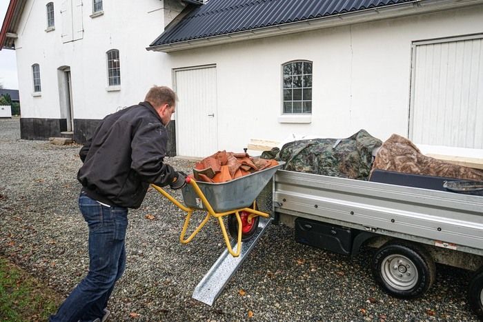 trailerrampe til sidemontering 100 x 47 x 21,5 cm