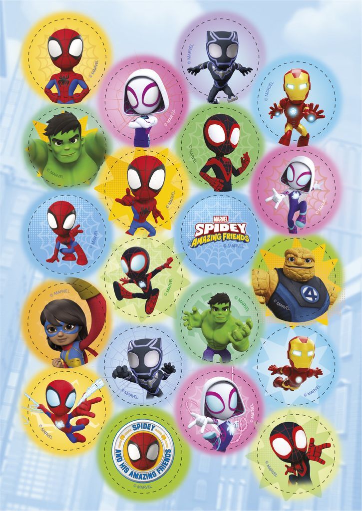 Dekora - Spidey, Kage Print Ø3,4cm
