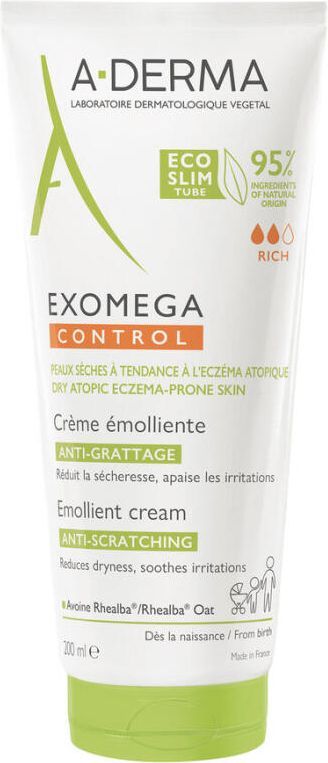 A-Derma Exomega Control Moisturising Cream 200ml