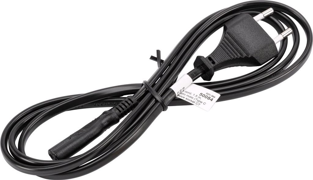 230v kabel med 8-tal stik 150cm