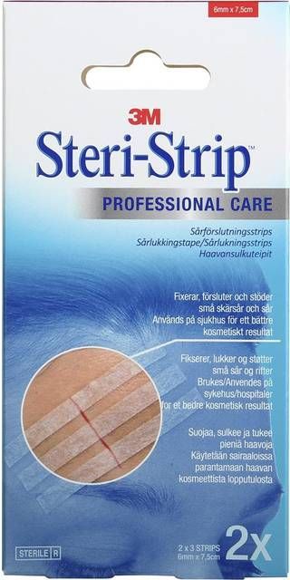3M Sårlukningsstrips 6x75mm 6 stk.
