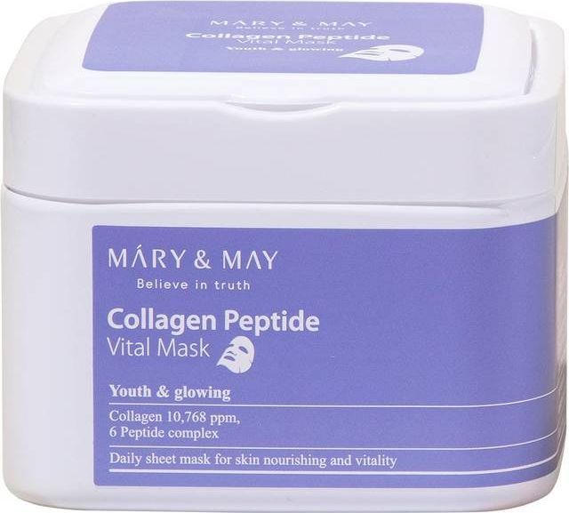 Mary&May Collagen Peptide Vital Mask 30-pack