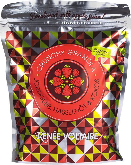 Renée Voltaire Crunchy Granola Strawberry, Hazelnut & Coconut 450g