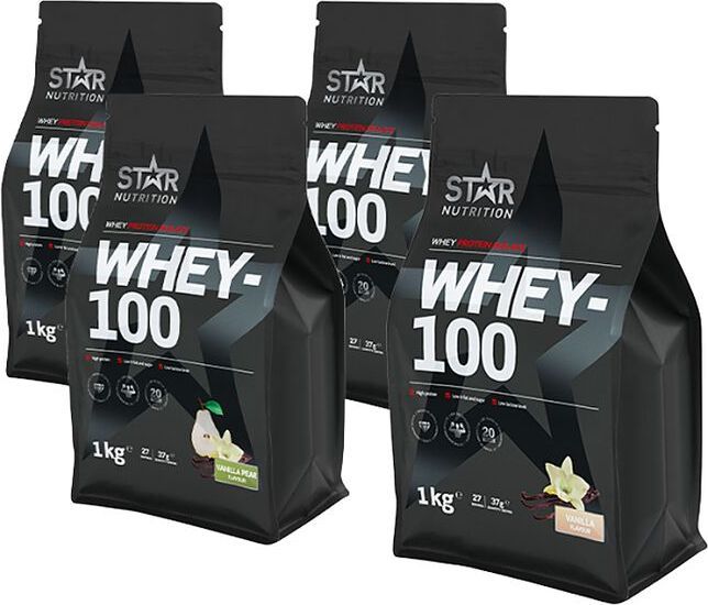 Star Nutrition Whey-100 Banana Chocolate 1kg 4 st