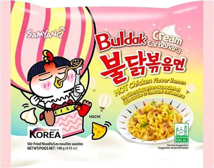 Samyang Ramen Hot Chicken Buldak Cream Carbo 140 g