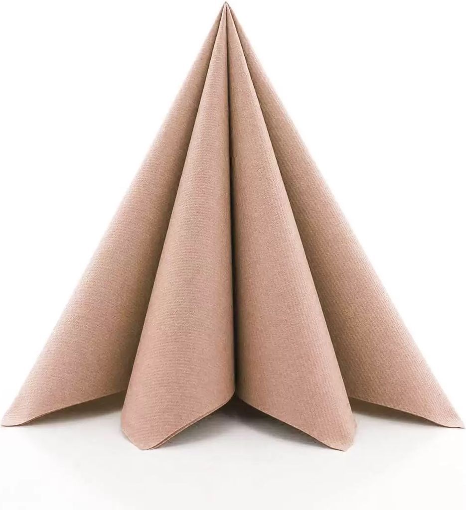 rosegold luksus serviet
