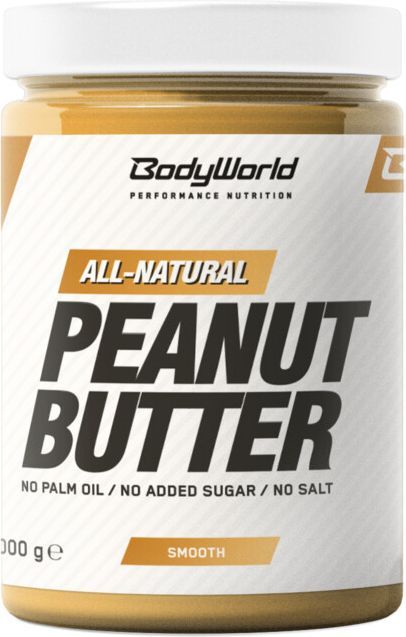 Bodyworld Peanut Butter 1000 g Chunky Smooth