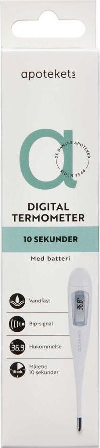 apotekets digitaltermometer (10 sekunder)