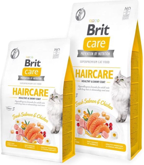 Brit Care Kattefoder Til Pelsrige Katte Haircare Til Sund & Blank pels