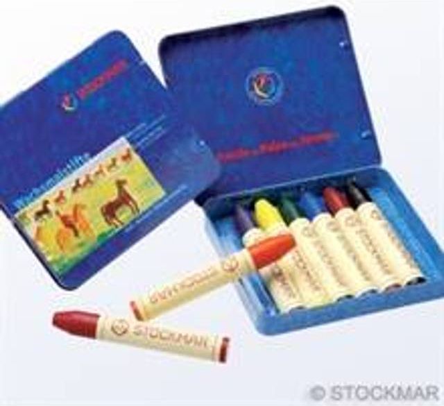 Stockmar Bivoksfarver, 8 stifter