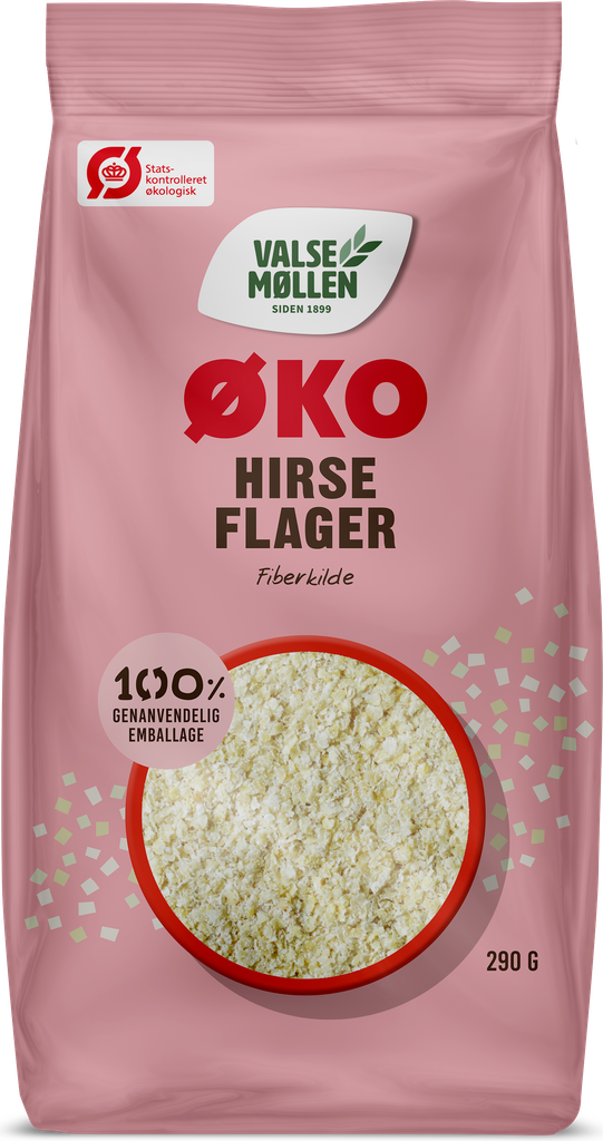 Hirseflager - Økologisk, 290g