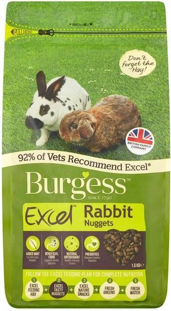 Burgess Excel Rabbit Nuggets 1.5kg