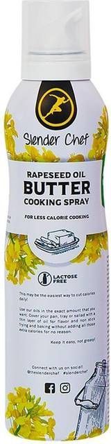 Slender Chef Rapseed Oil Butter Cooking Spray 20cl