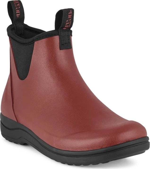 green comfort rain rafaell red gummistøvle dame rød
