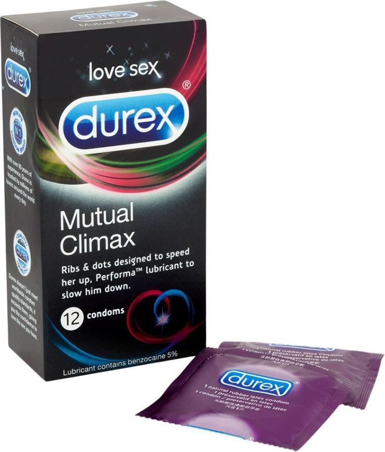 Durex Mutual Climax - Bedøvende Kondomer 10 stk.