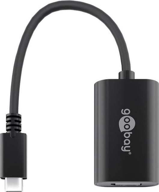 Goobay USB C-DisplayPort M-F 0.2m