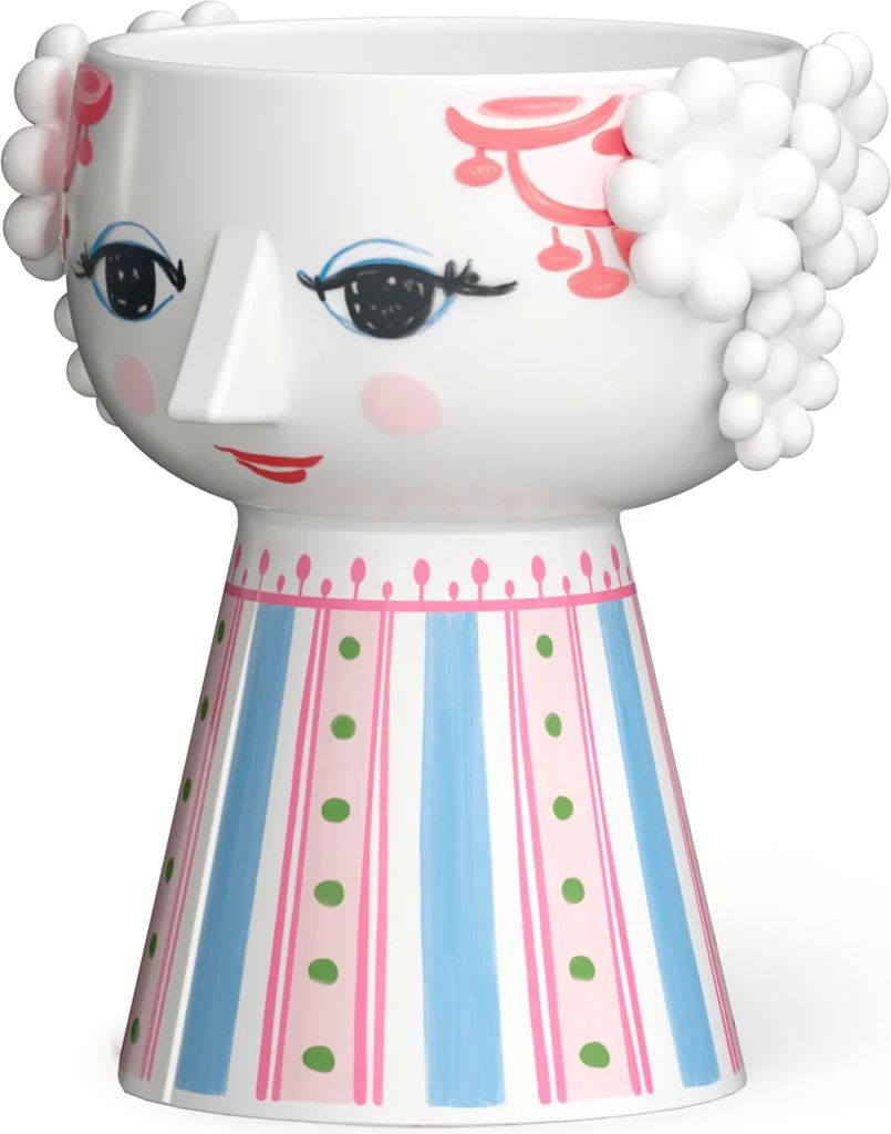 bjørn wiinblad eva lysestage pink 9,5 cm