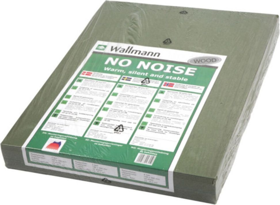 wallmann, gulvunderlag, no noise wood, 4 mm, 59x79 cm