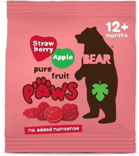 Bear Paws jordbær & æble