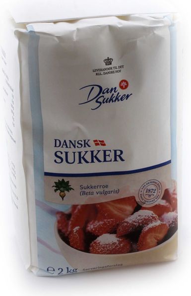 Sukker hvidt 2 kg
