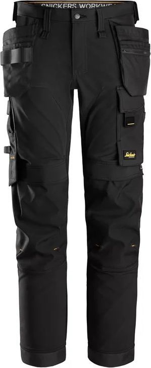 snickers allroundwork håndværkerbukser 6275 full stretch, steel grey/black, 100
