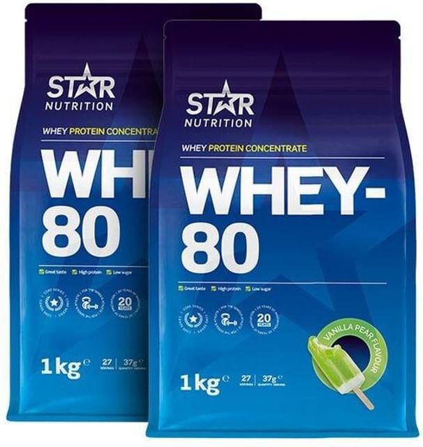 Star Nutrition Whey-80 Banana 1kg 2 st