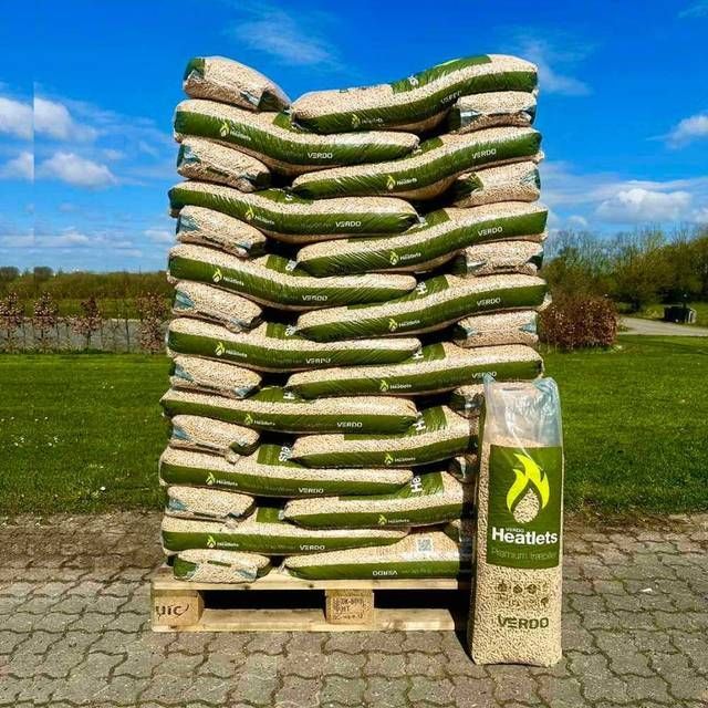 Heatlets Premium Træpiller 6mm 15kg/900kg