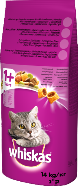 Whiskas +1 Beef 14kg