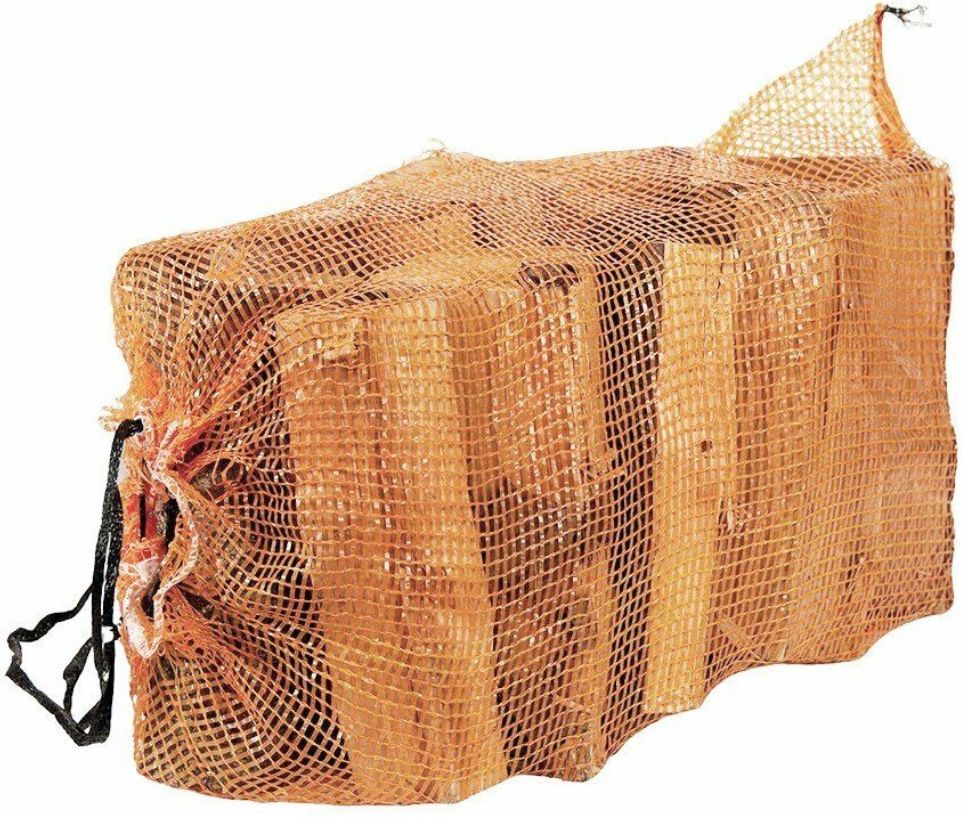 Dansk Brænde Nåletræ i sæk, ovntørret, ca. 30 L