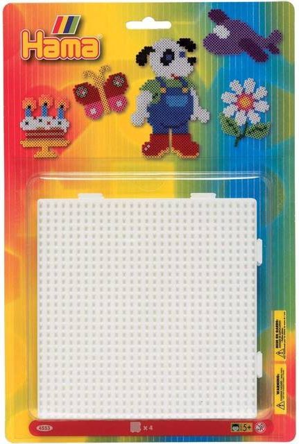 Hama Beads Midi Stiftplader - 4xstor firkant
