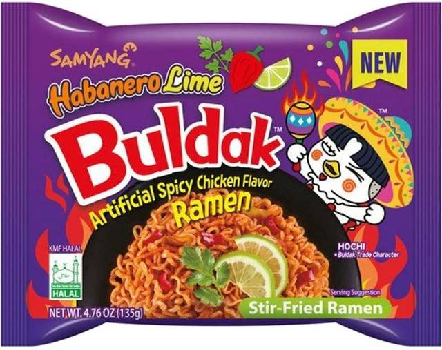 Samyang Hot Chicken Habanero Lime 135g