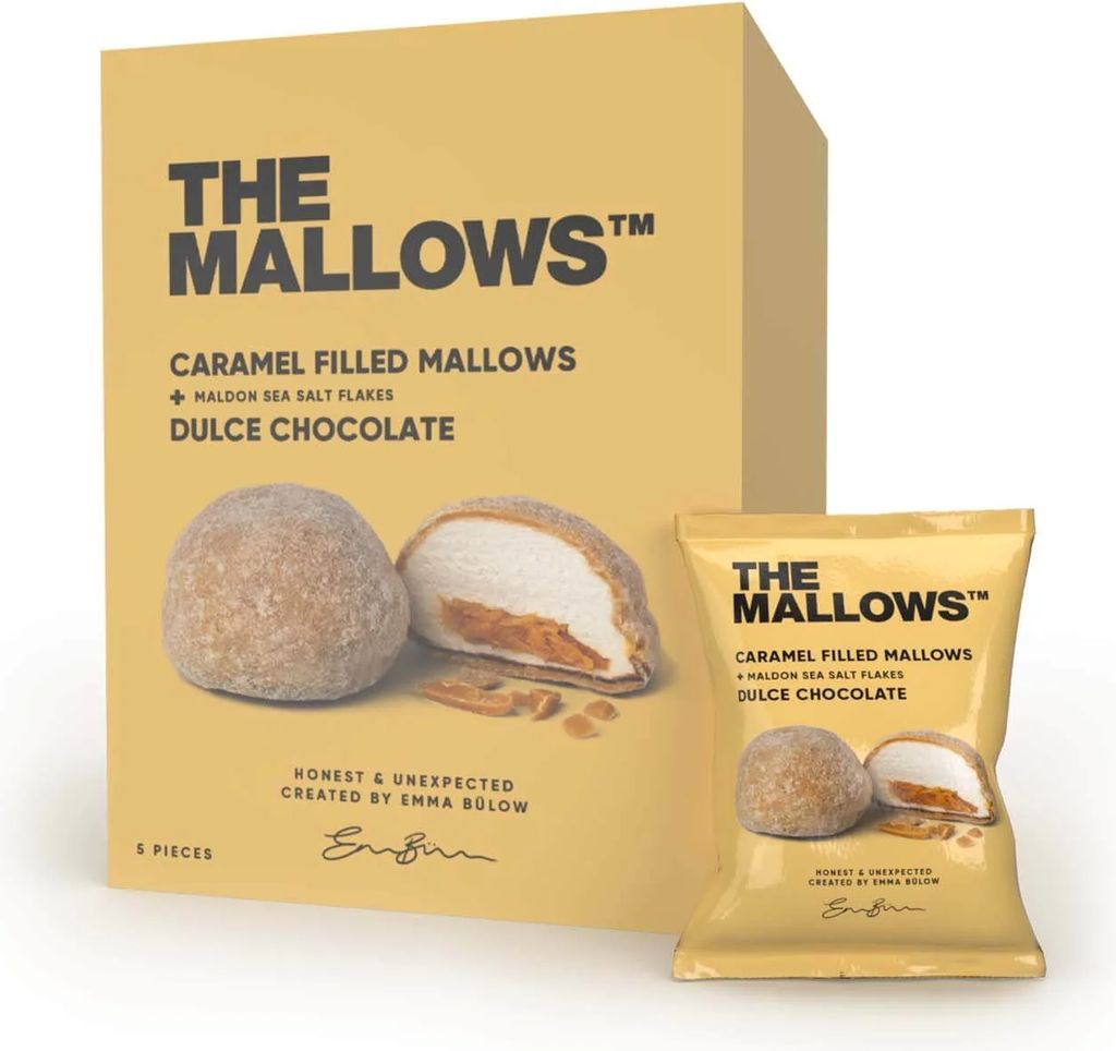 marshmallow caramel filled