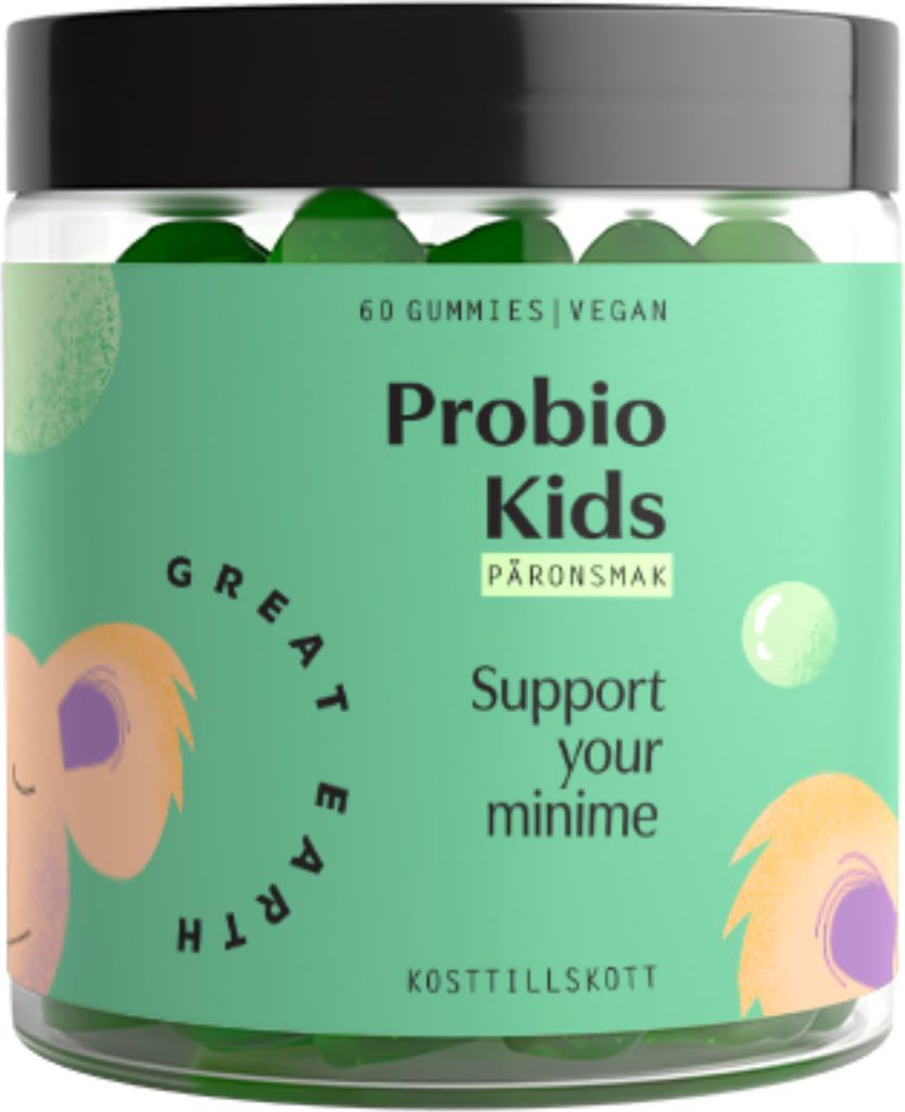 great earth probio kids 60 tuggtabletter
