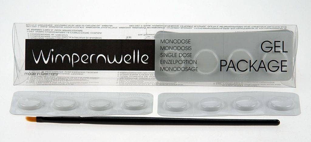 Wimpernwelle gel-package einzelportionen