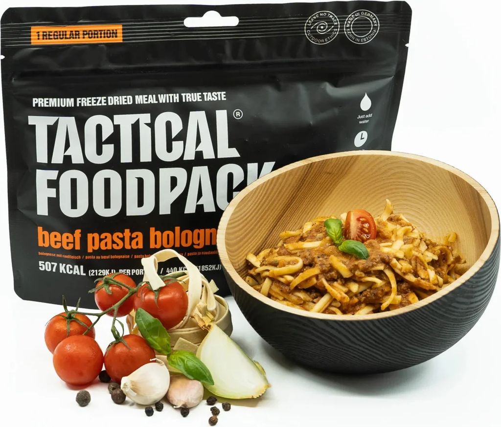 Tactical Foodpack Oksekøds Pasta Bolognese - Prisgaranti