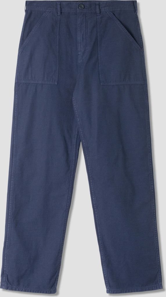 Fat Pant (Navy Sateen)