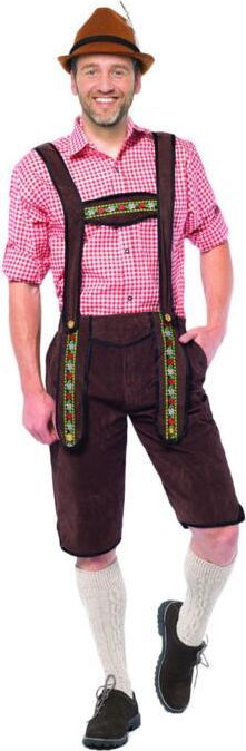 Johann Lederhosen lang i brun