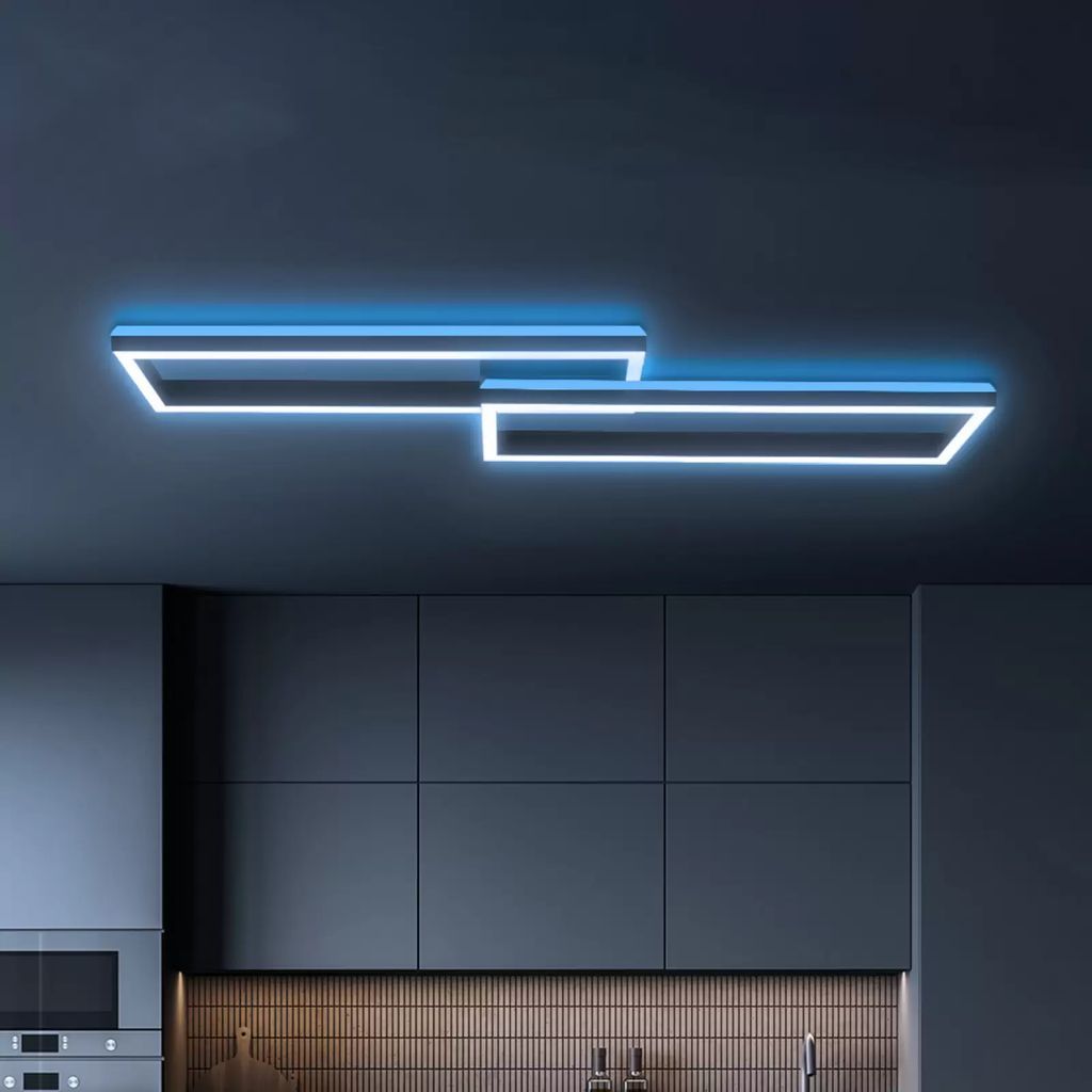 Briloner Frame LED-loftlampe 2 lk Loftplafond