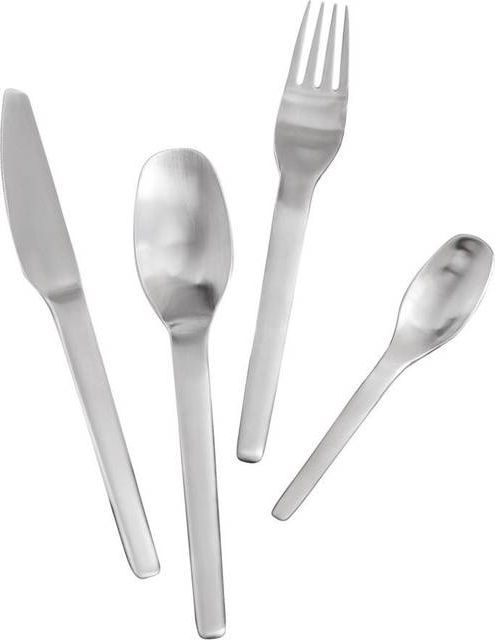 Aida Enso Bestiksæt - 16 dele - 4 kuverter - Stål - Satin Finish