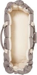 Babylift Dark Grey W. Cream Solid Stripe