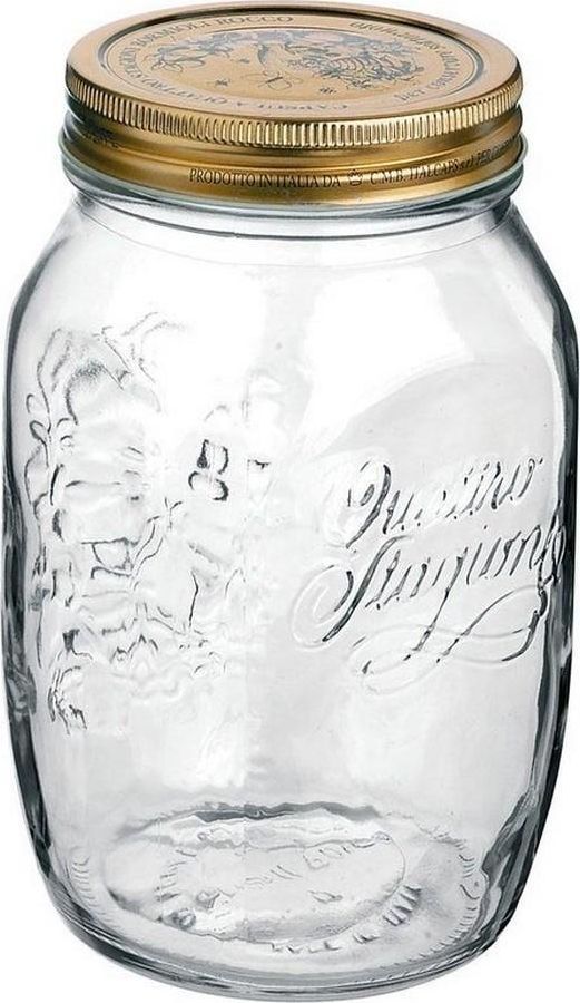 Bormioli Quattro Stagioni glasbeholder 1 l - hermetisk, gennemsigtig