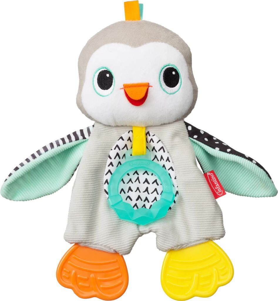 Infantino Cuddly Teether Penguin