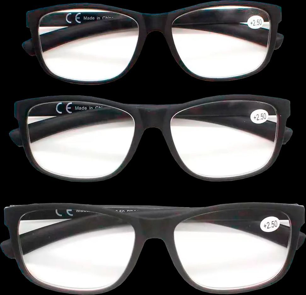 Image Læsebrille 3-pak Bred Glas