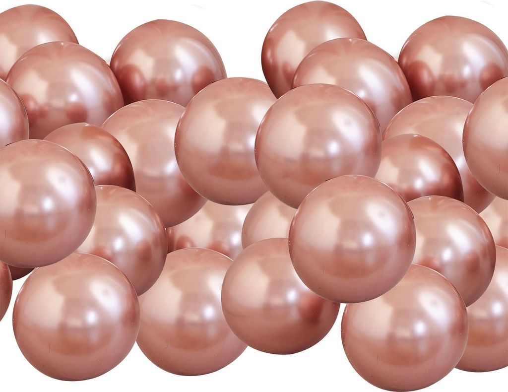 Ginger Ray Balloner, Rose Gold
