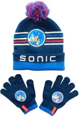 Sonic The Hedgehog Hue og Vanter Sæt str. 52-54