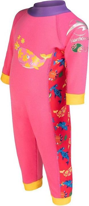 Konfidence Badeheldragt UV50 Pink/Yellow Joni mdr Badetøj